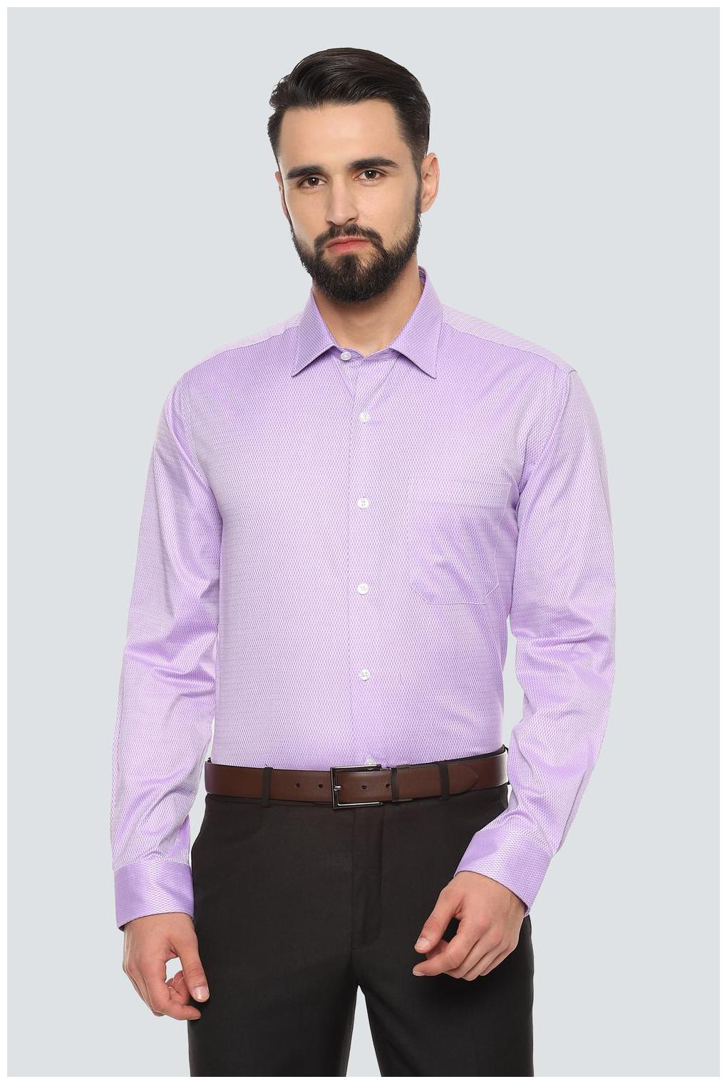 

Louis Philippe Men Slim fit Formal Shirt - Purple
