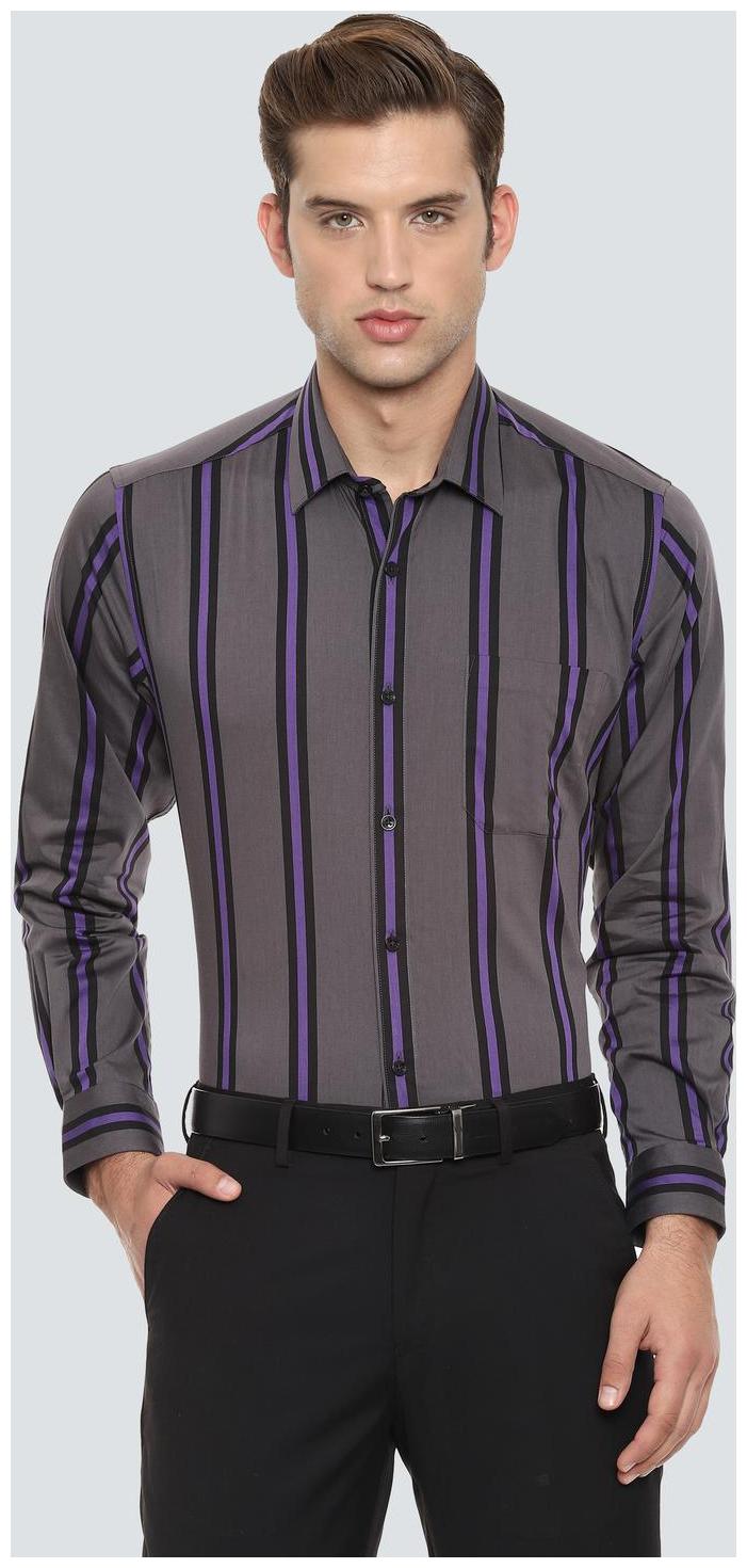 

Louis Philippe Men Slim fit Formal Shirt - Grey