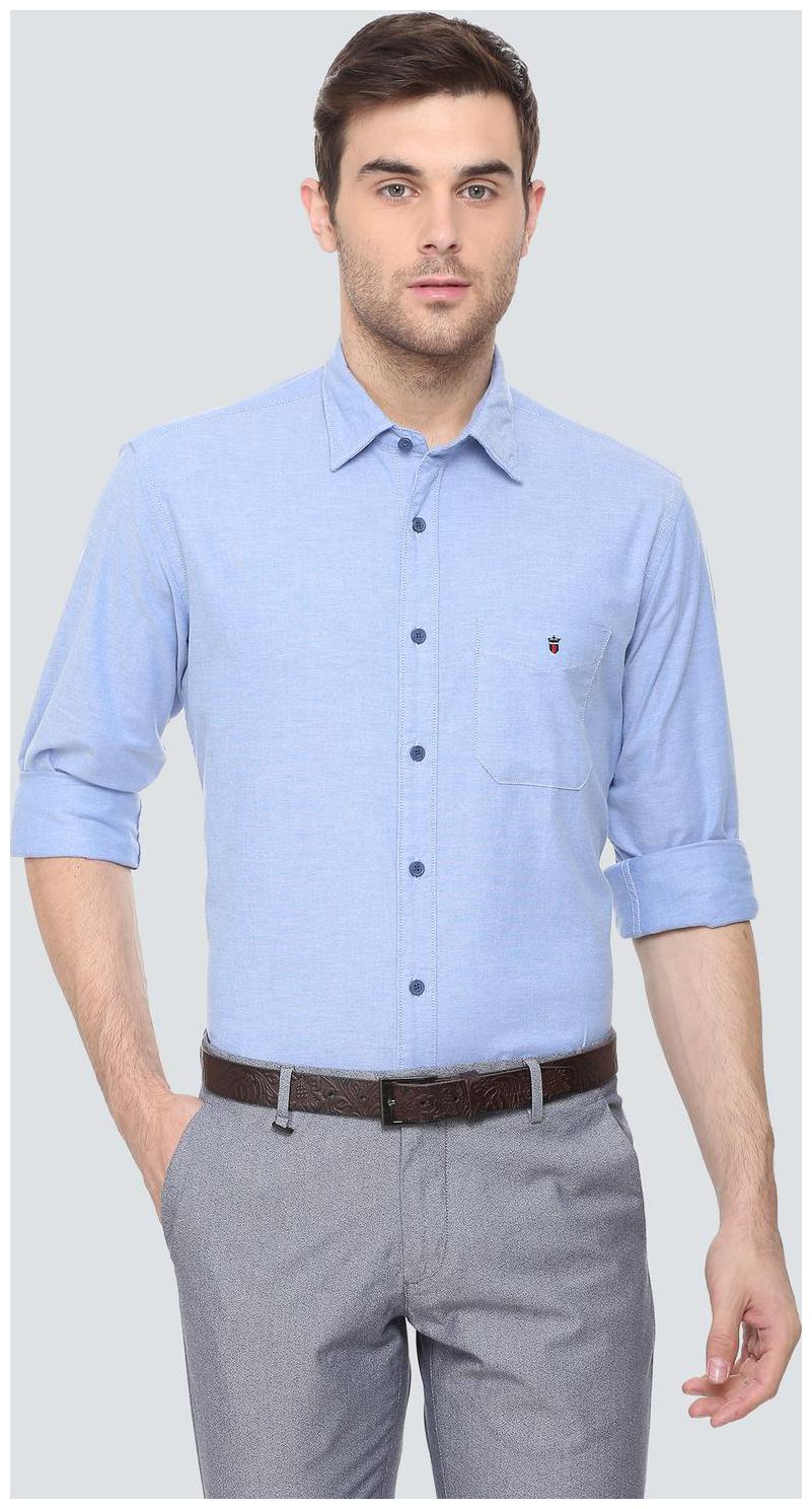 

Louis Philippe Men Slim fit Formal Shirt - Blue