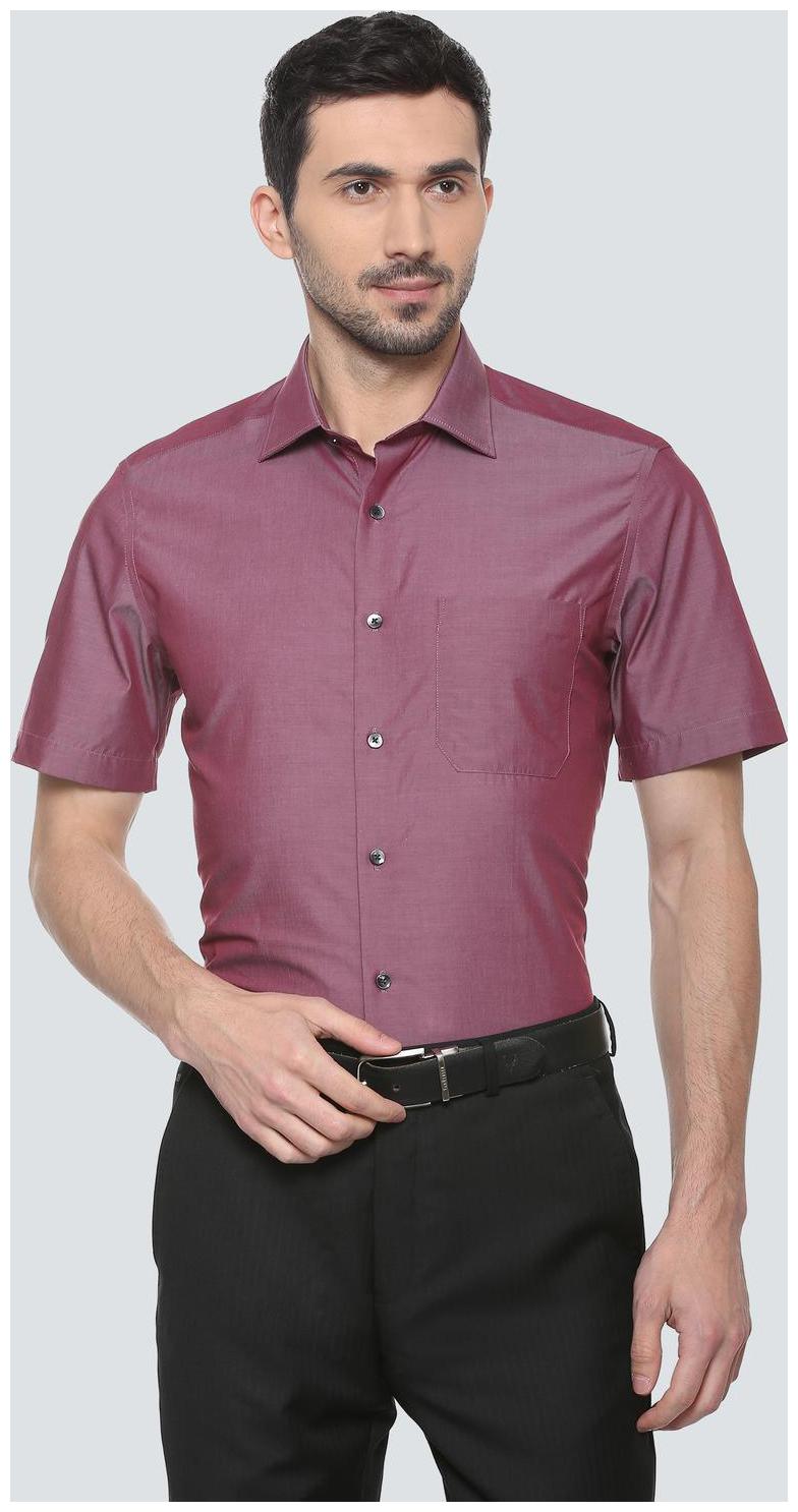 

Louis Philippe Men Regular fit Formal Shirt - Purple