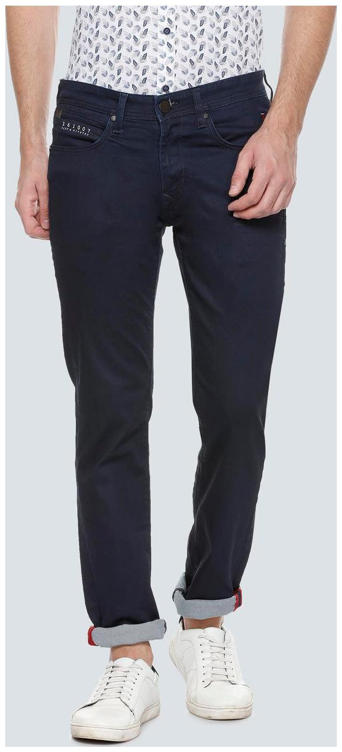 

Louis Philippe Men Navy Blue Slim Fit Jeans