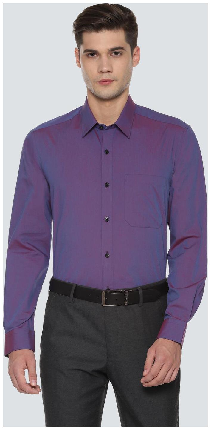 

Louis Philippe Men Slim fit Formal Shirt - Purple