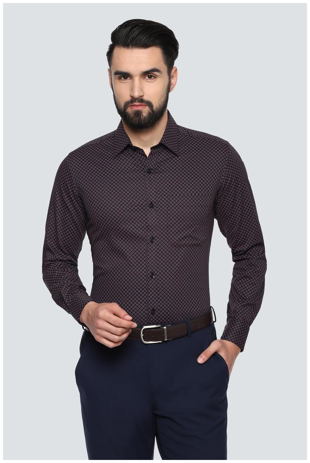 

Louis Philippe Men Slim fit Formal Shirt - Black