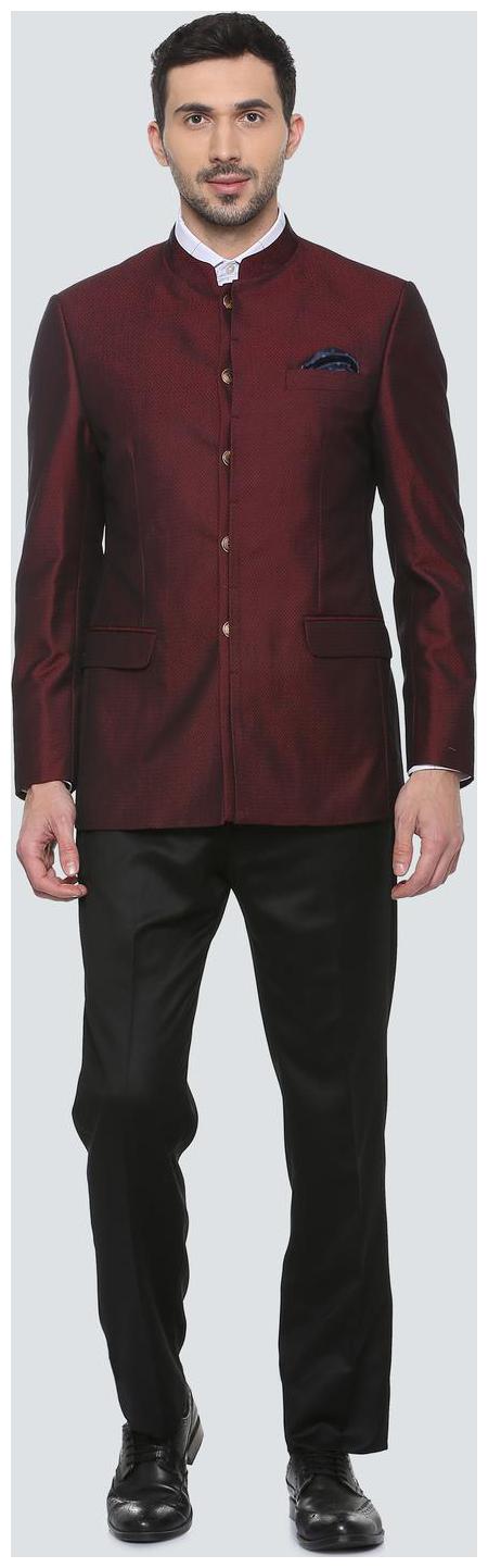 

Louis Philippe Maroon Two Piece Suit