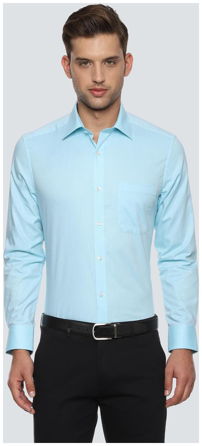 

Louis Philippe Men Regular fit Formal Shirt - Blue