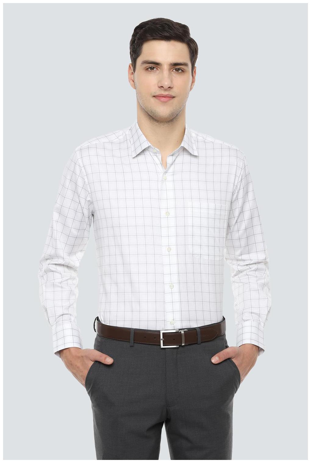 

Louis Philippe Men Regular fit Formal Shirt - White