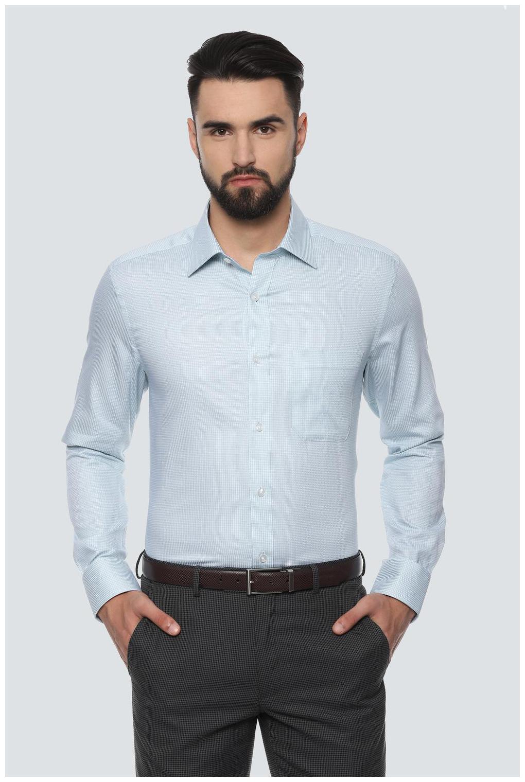

Louis Philippe Men Regular fit Formal Shirt - Green