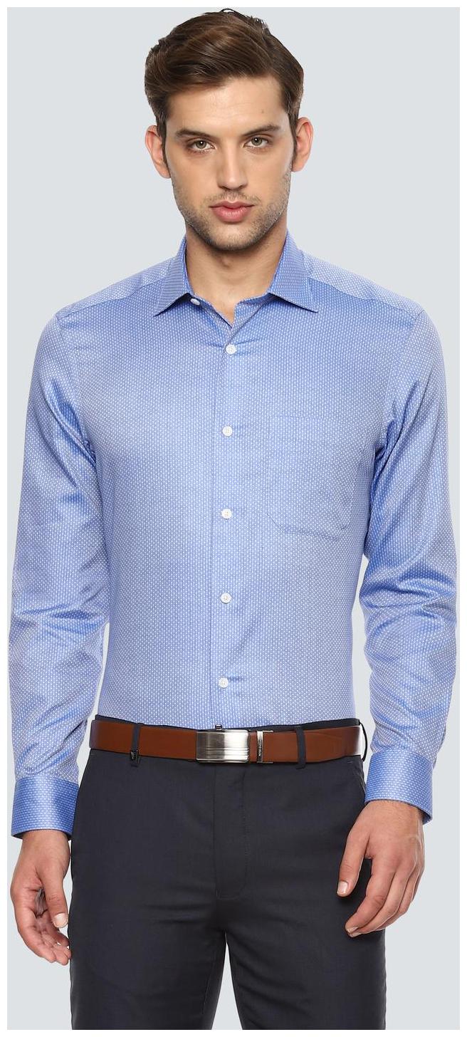 

Louis Philippe Men Regular fit Formal Shirt - Blue
