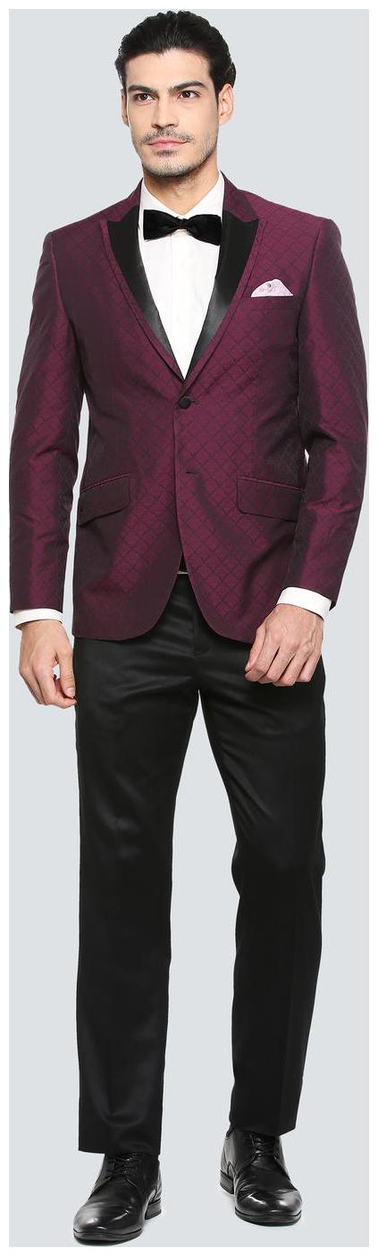 

Louis Philippe Purple Two Piece Suit