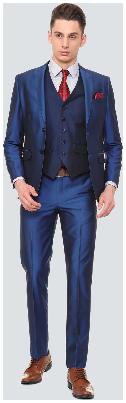 

Louis Philippe Blue Three Piece Suit
