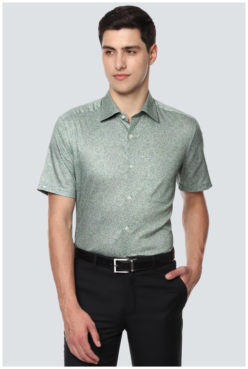 

Louis Philippe Men Regular fit Formal Shirt - Green