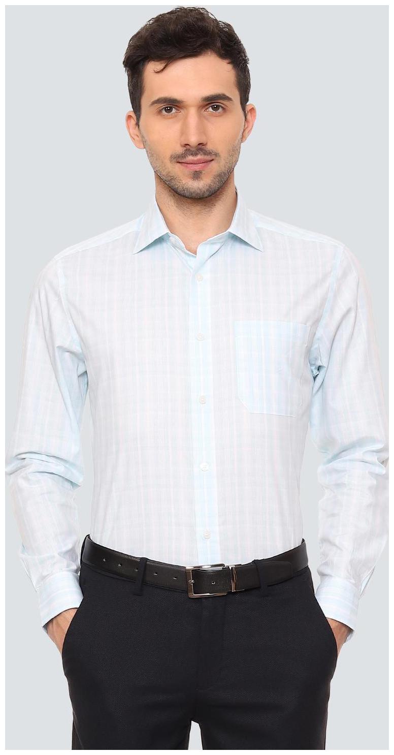 

Louis Philippe Men Regular fit Formal Shirt - Turquoise