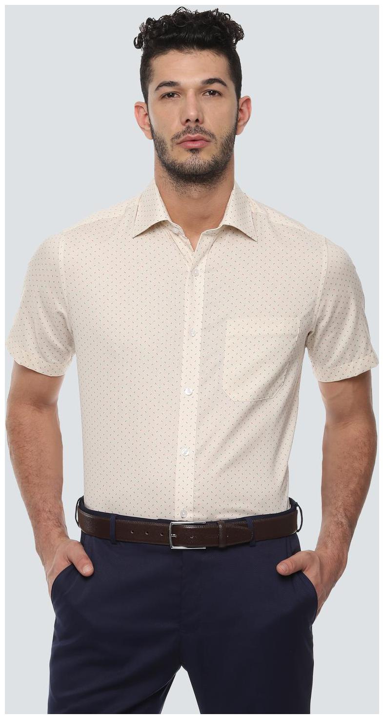 

Louis Philippe Men Regular fit Formal Shirt - Beige