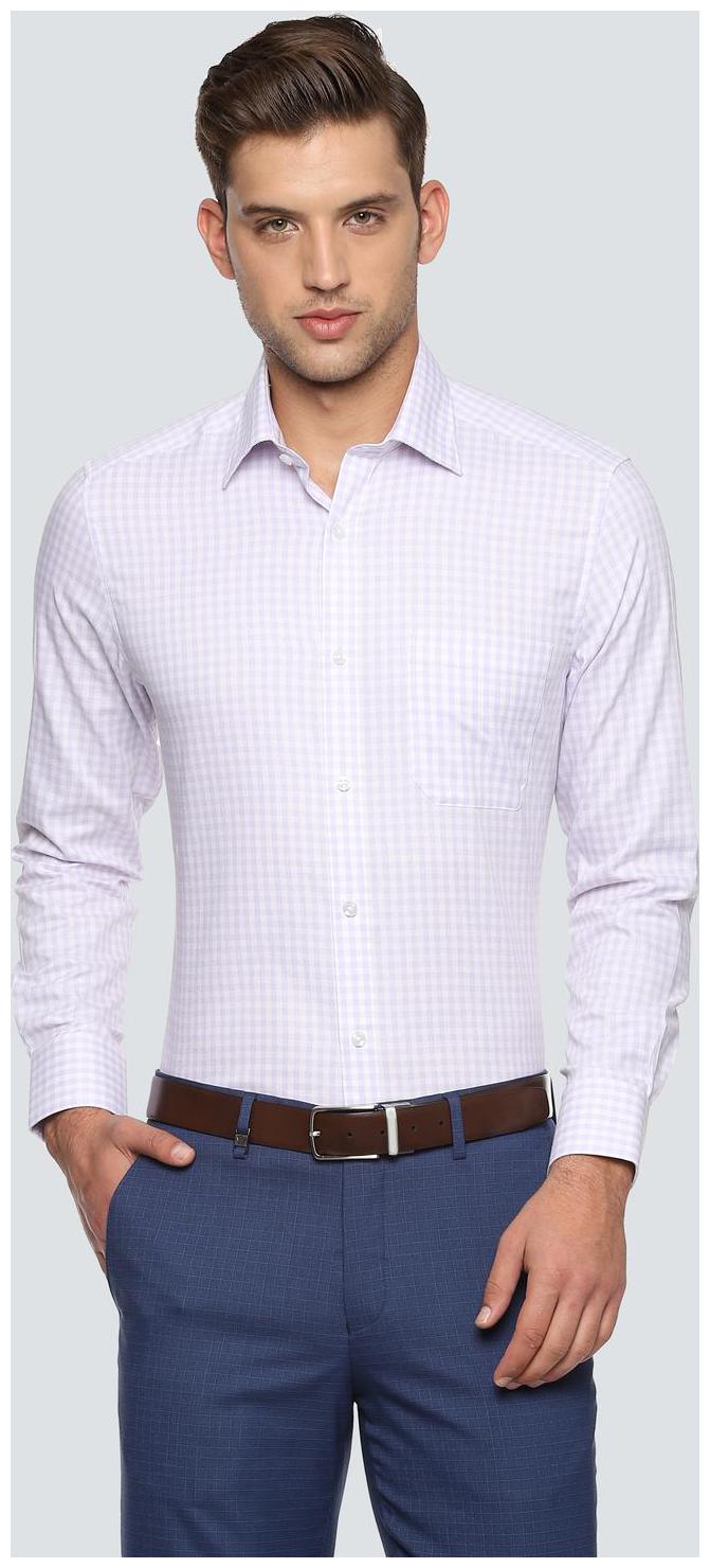 

Louis Philippe Men Regular fit Formal Shirt - Purple