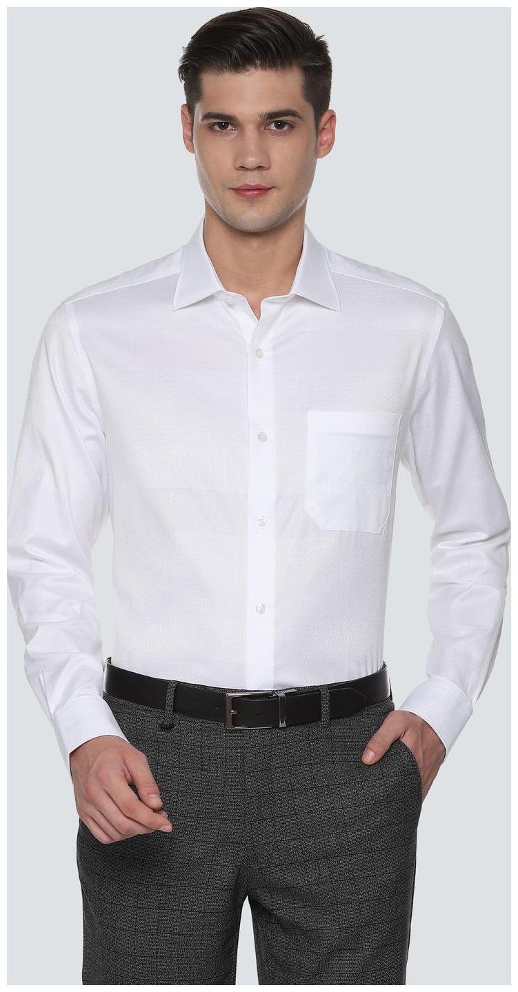 

Louis Philippe Men Regular fit Formal Shirt - White