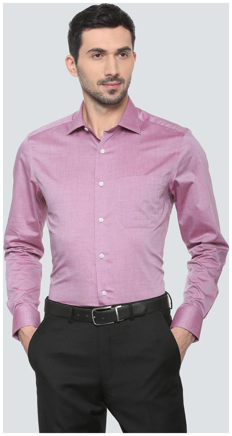 

Louis Philippe Men Regular fit Formal Shirt - Purple