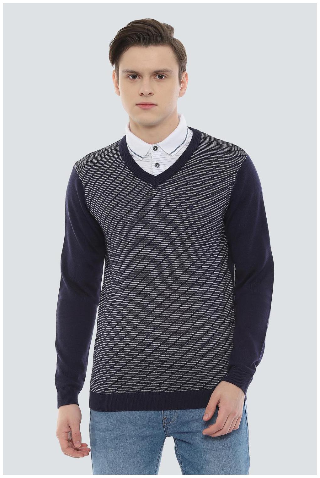 

Louis Philippe Blue Sweater