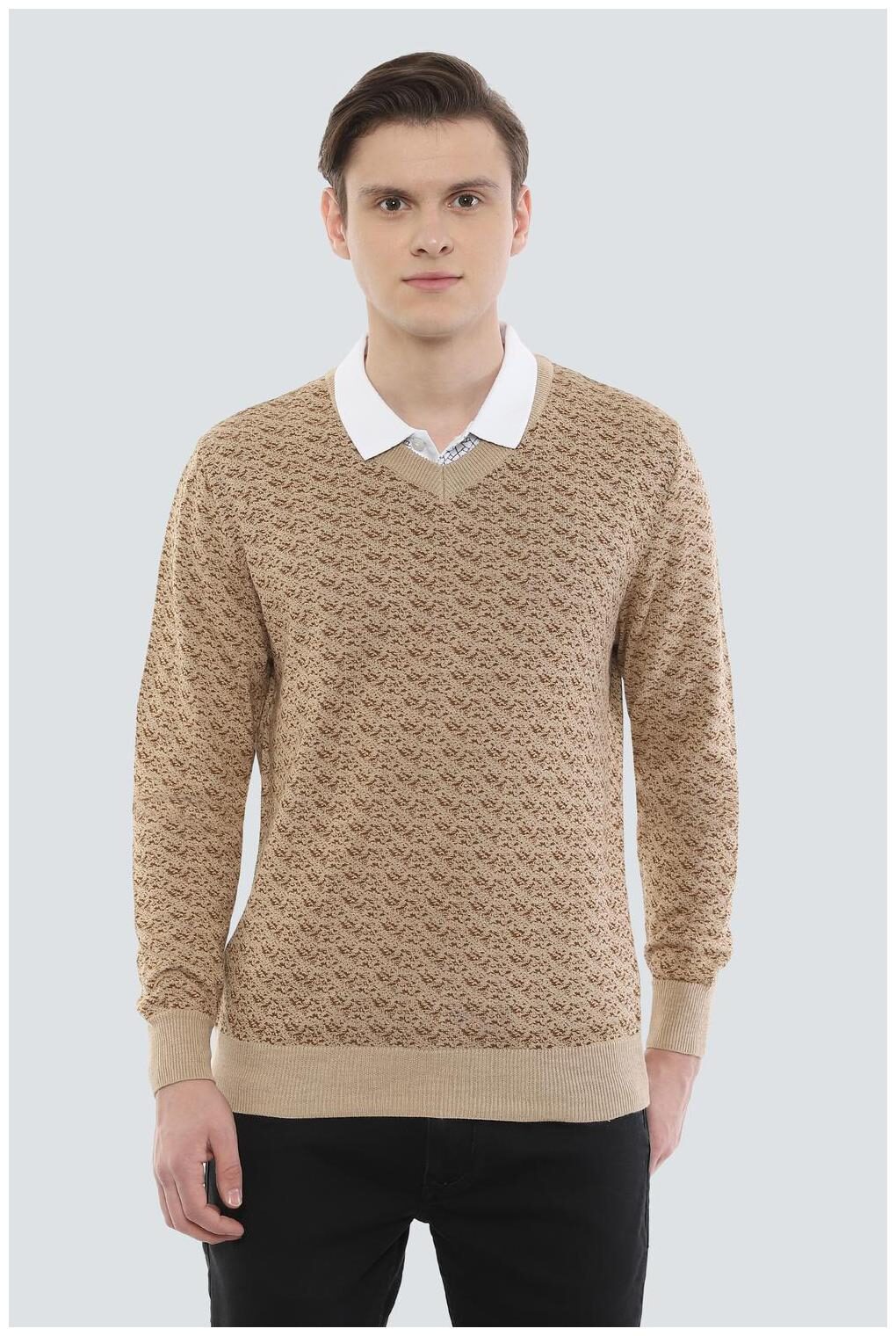

Louis Philippe Beige Sweater