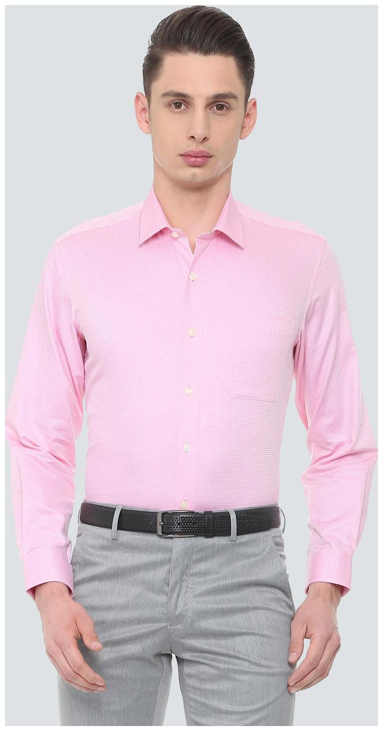 

Louis Philippe Men Slim fit Formal Shirt - Pink