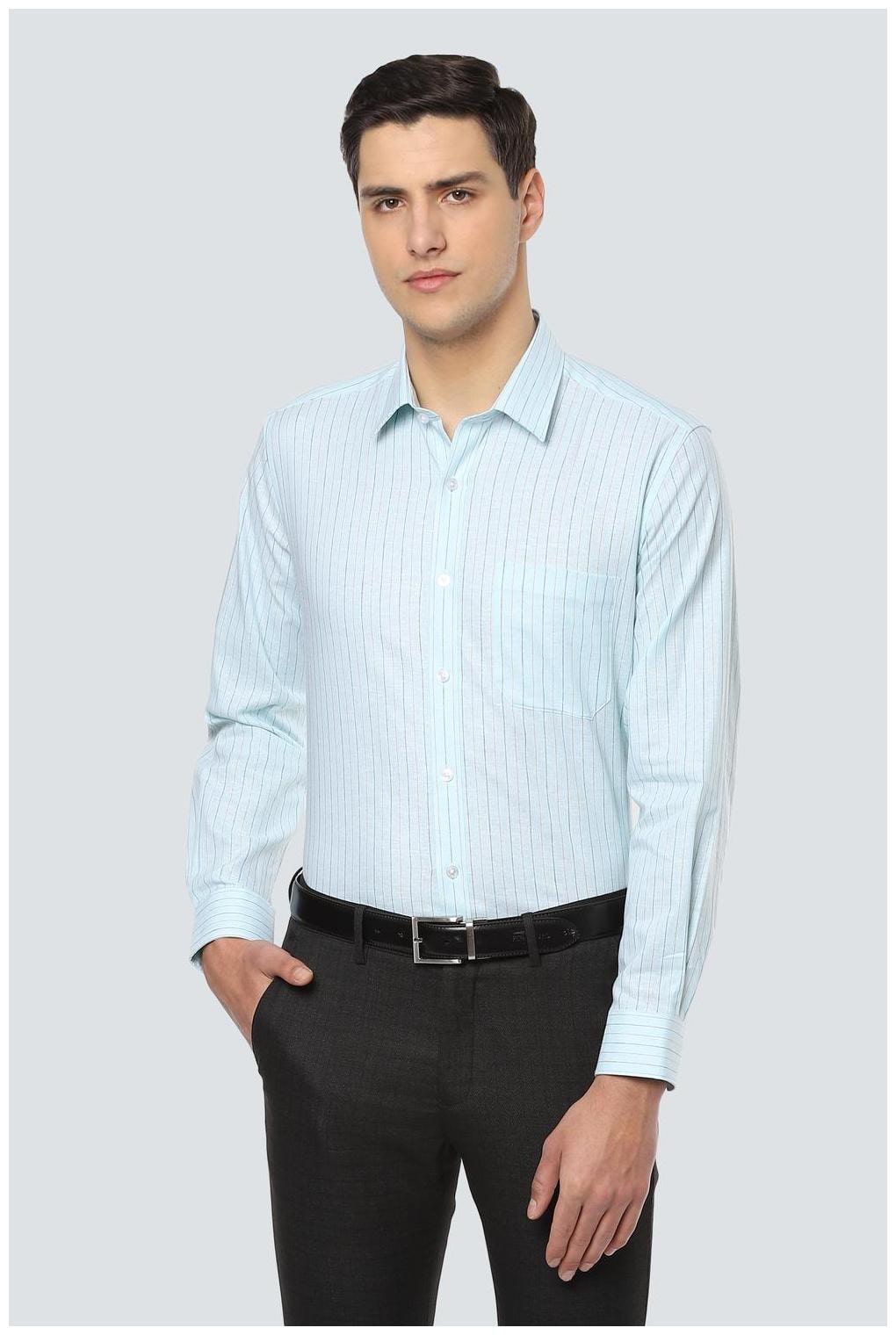 

Louis Philippe Men Slim fit Formal Shirt - Blue