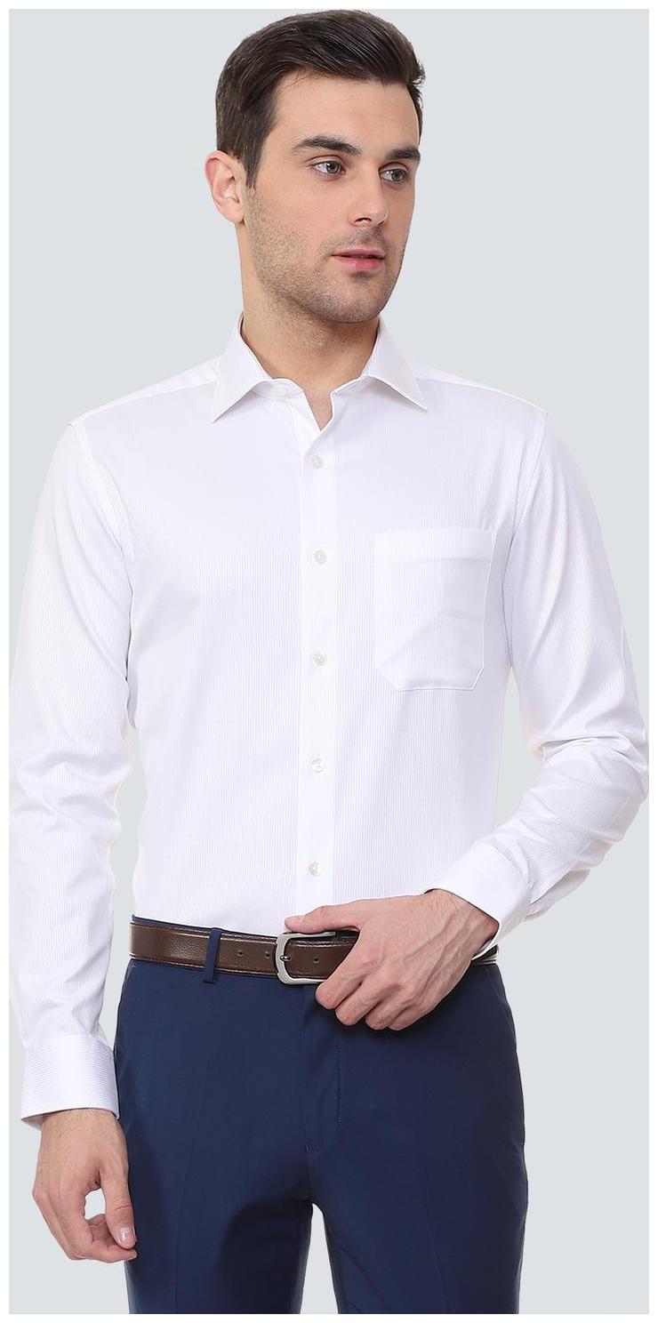 

Louis Philippe Men Regular fit Formal Shirt - White