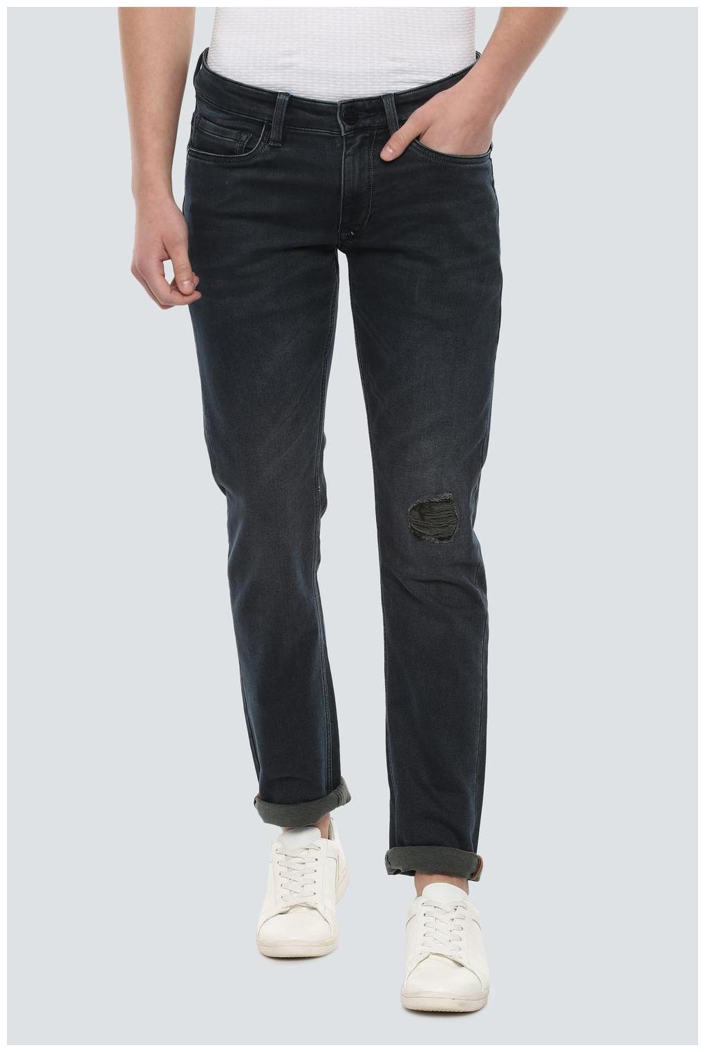 

Louis Philippe Men Grey Slim Fit Jeans