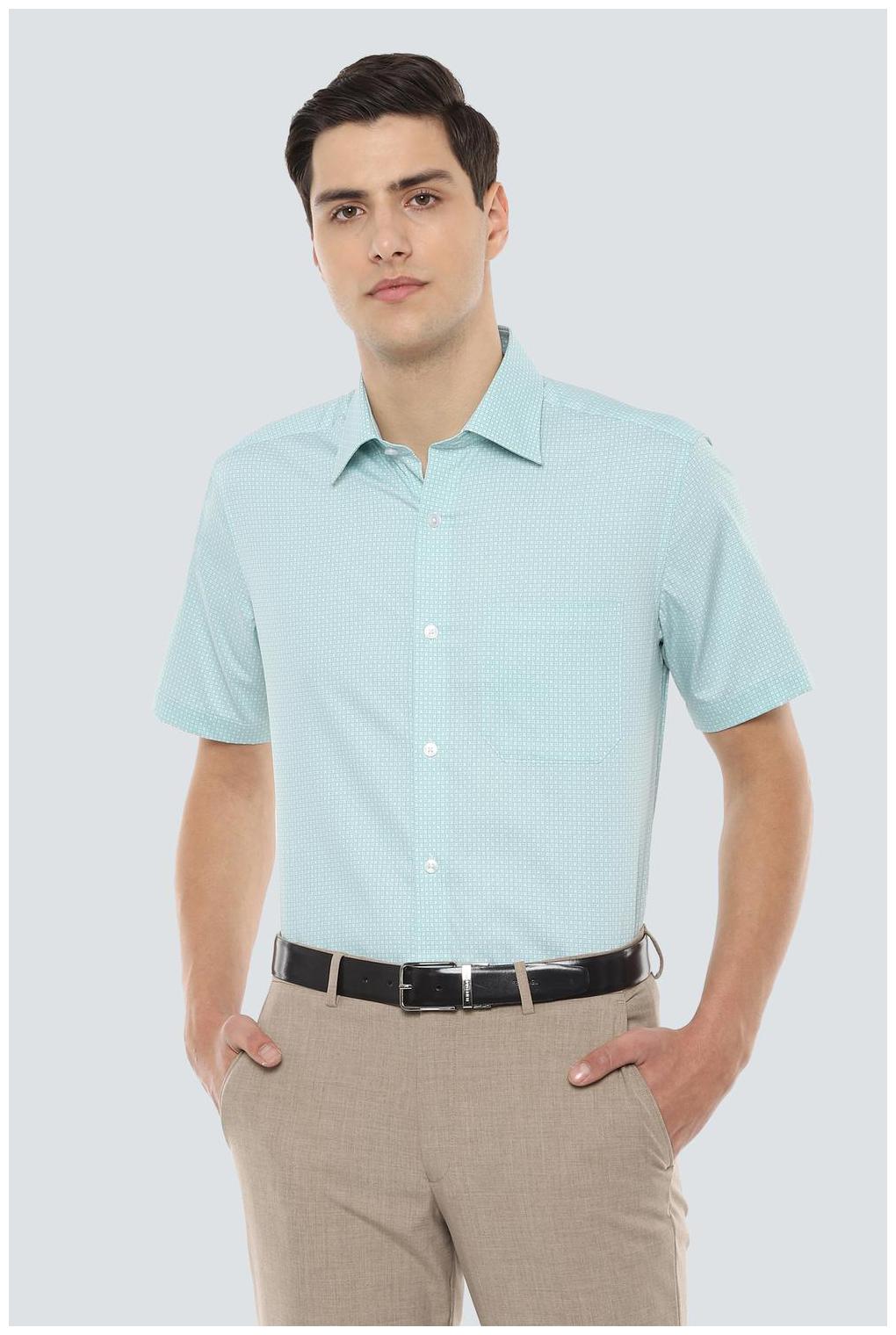 

Louis Philippe Men Regular fit Formal Shirt - Green