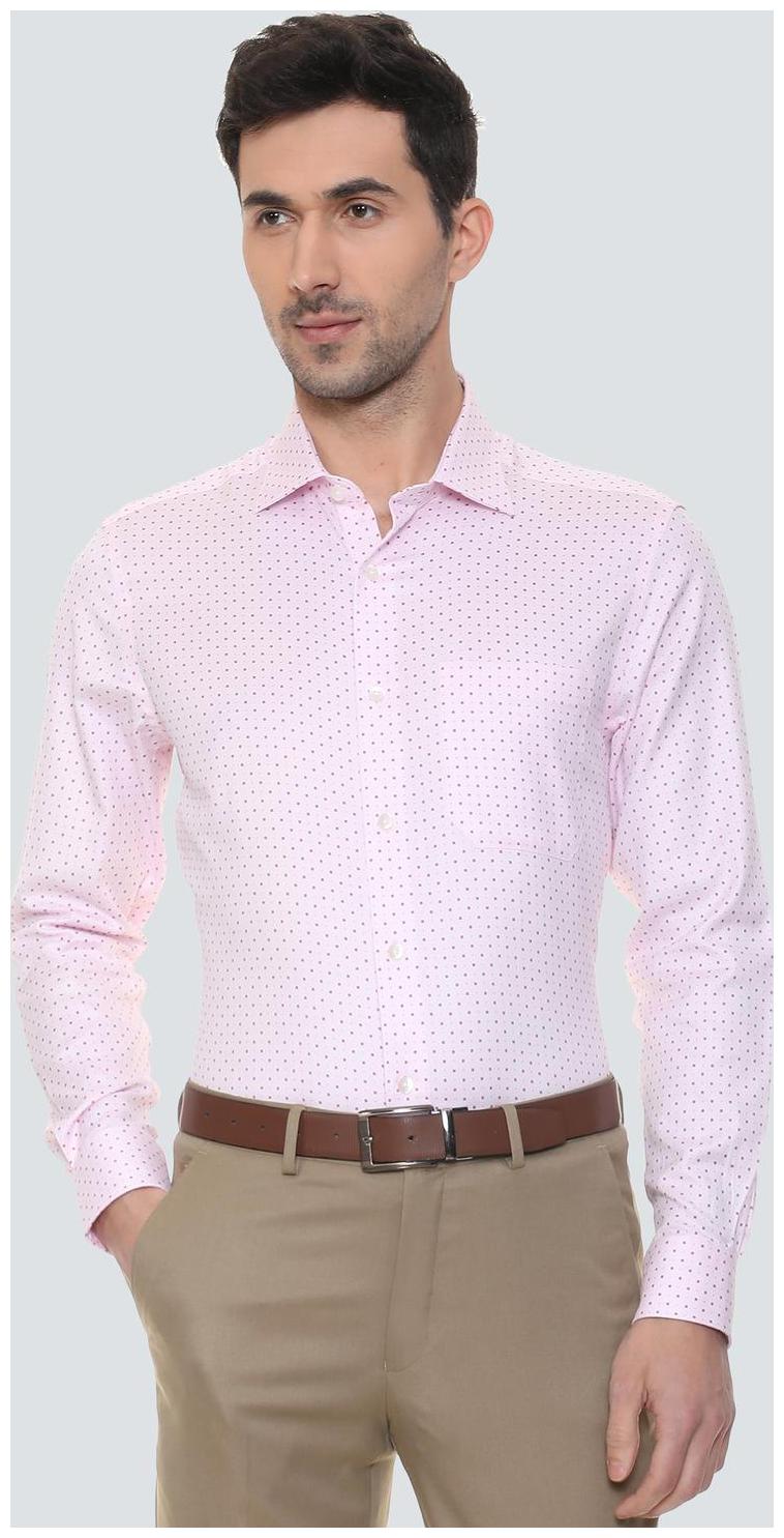 

Louis Philippe Men Regular fit Formal Shirt - Pink
