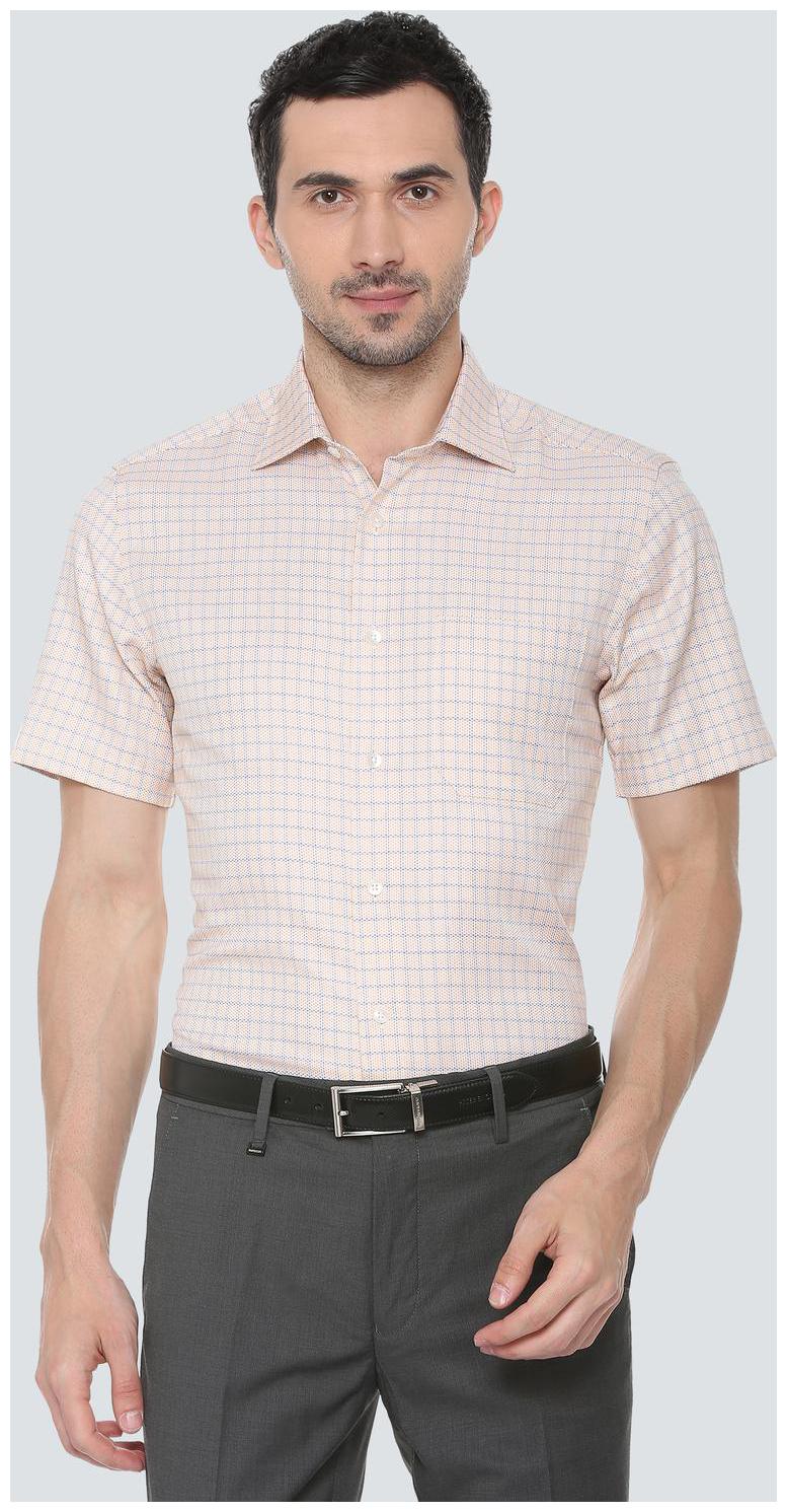 

Louis Philippe Men Regular fit Formal Shirt - Beige