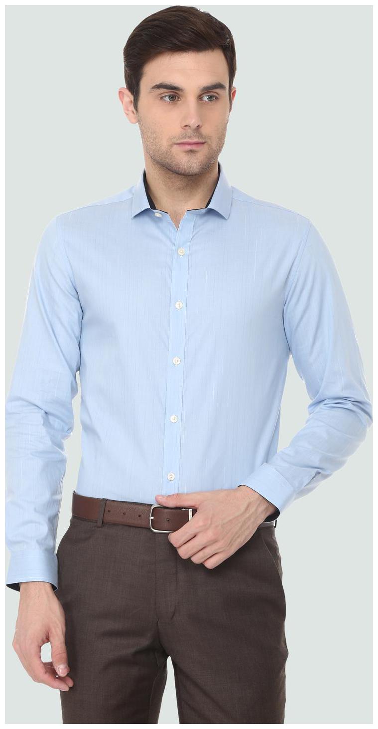 

Louis Philippe Men Slim fit Formal Shirt - Blue