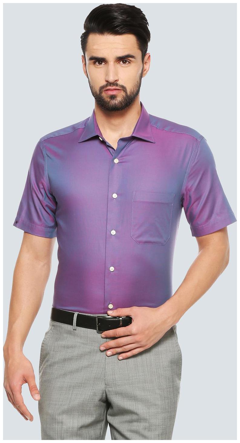 

Louis Philippe Men Slim fit Formal Shirt - Purple