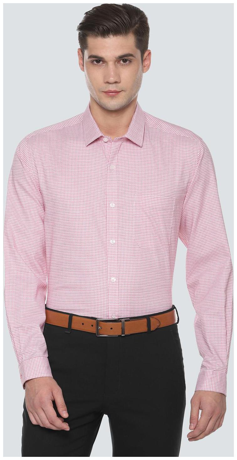 

Louis Philippe Men Slim fit Formal Shirt - Pink