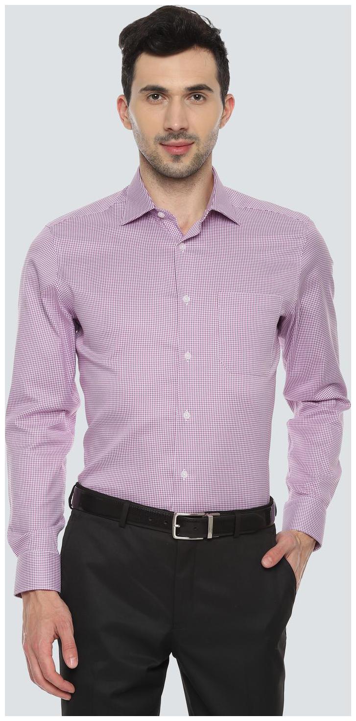 

Louis Philippe Men Regular fit Formal Shirt - Pink