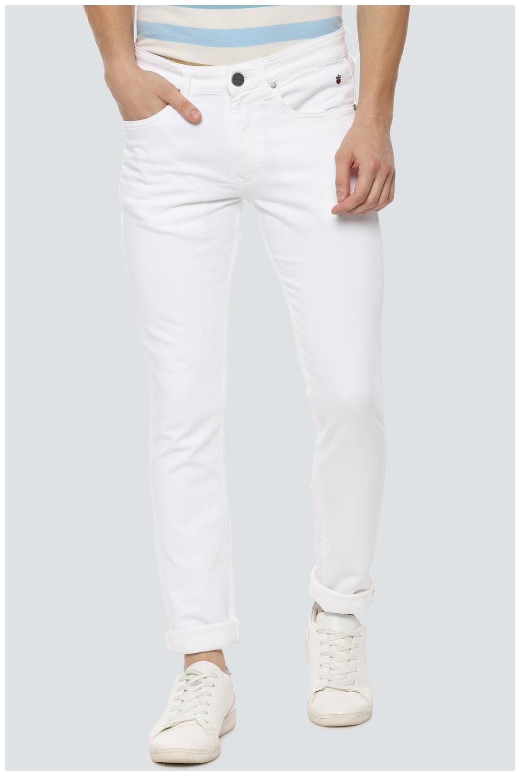 

Louis Philippe Men White Slim Fit Jeans