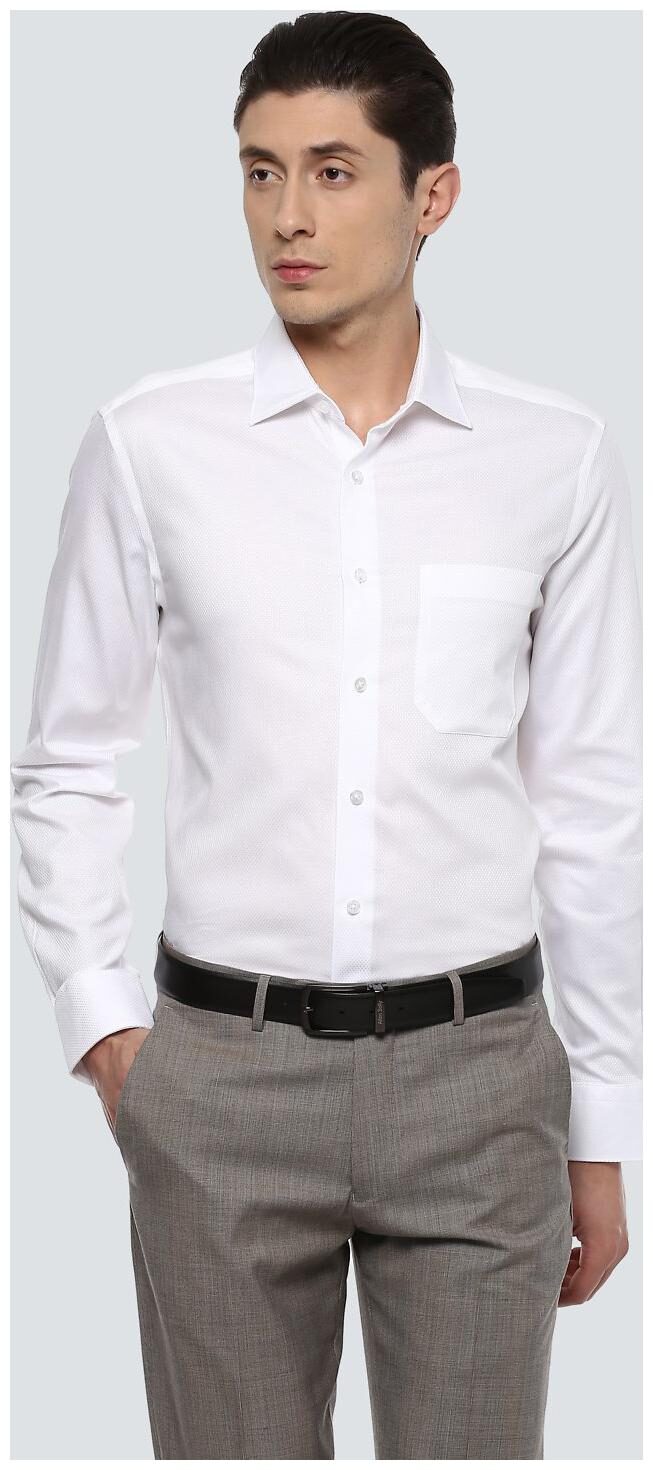 

Louis Philippe Men Slim fit Formal Shirt - White
