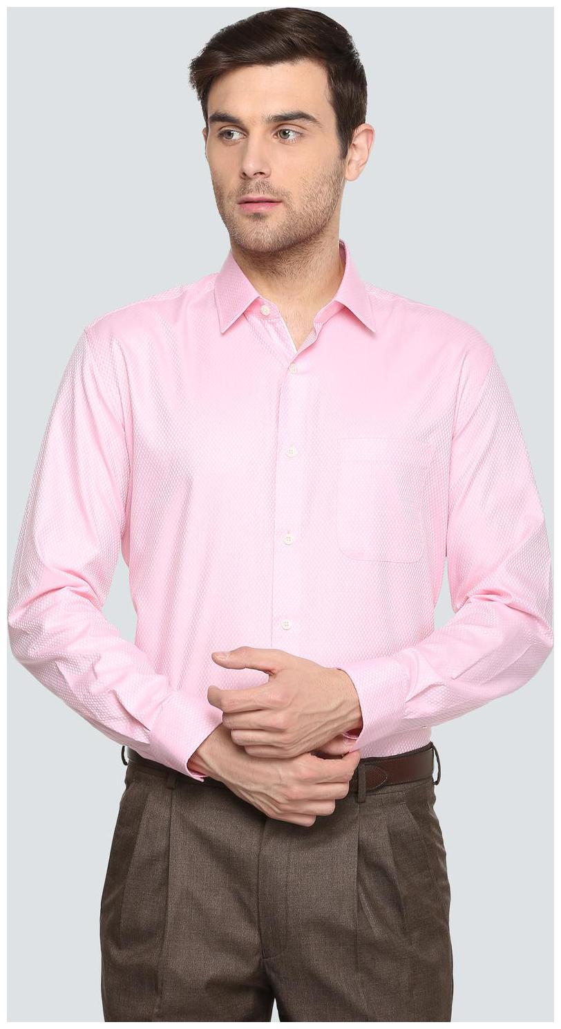

Louis Philippe Men Regular fit Formal Shirt - Pink