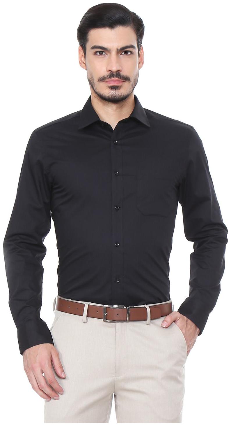 

Louis Philippe Men Slim fit Formal Shirt - Black