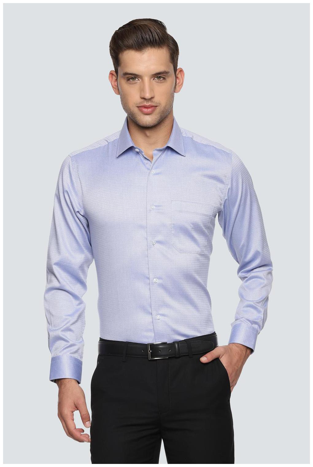 

Louis Philippe Men Slim fit Formal Shirt - Blue