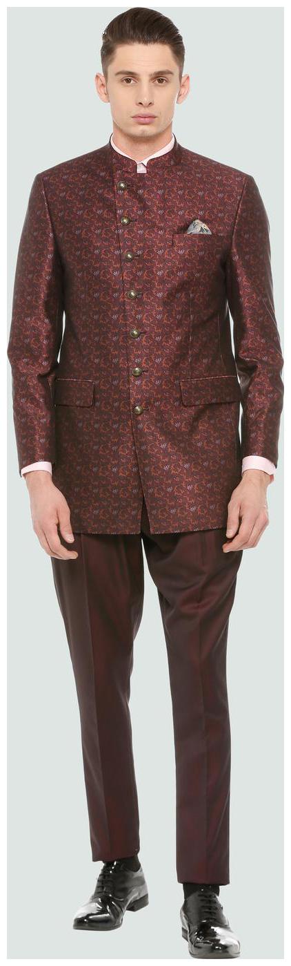 

Louis Philippe Maroon Two Piece Suit