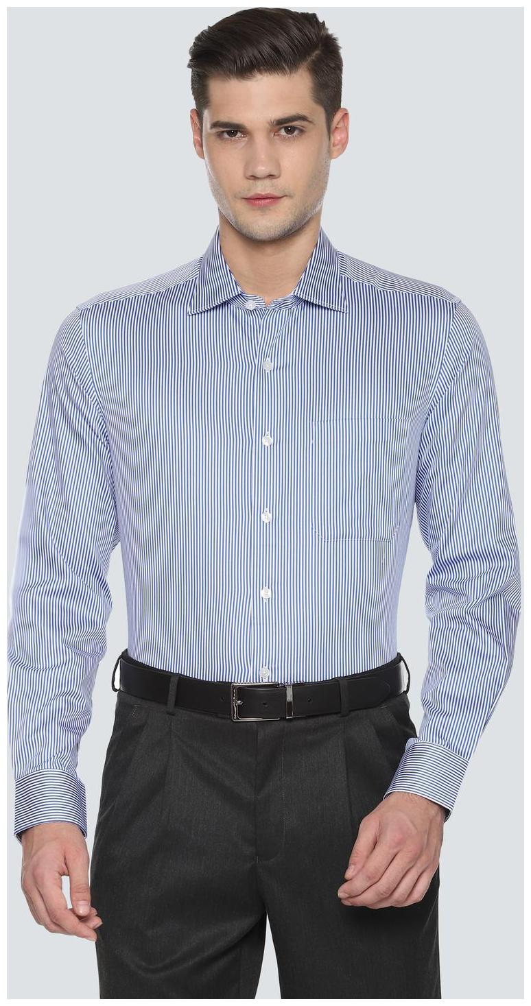 

Louis Philippe Men Regular fit Formal Shirt - Blue