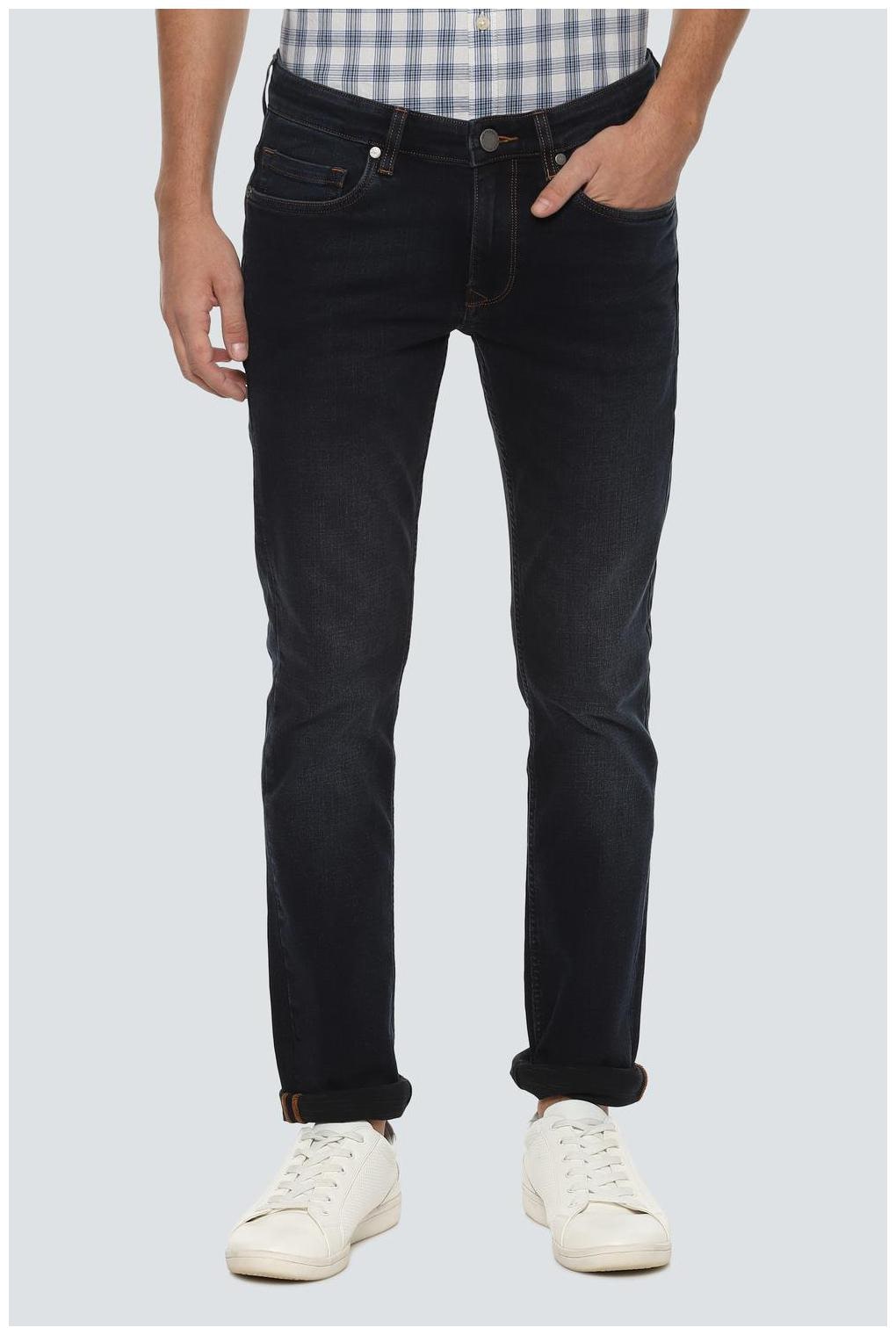 

Louis Philippe Men Navy Blue Slim Fit Jeans