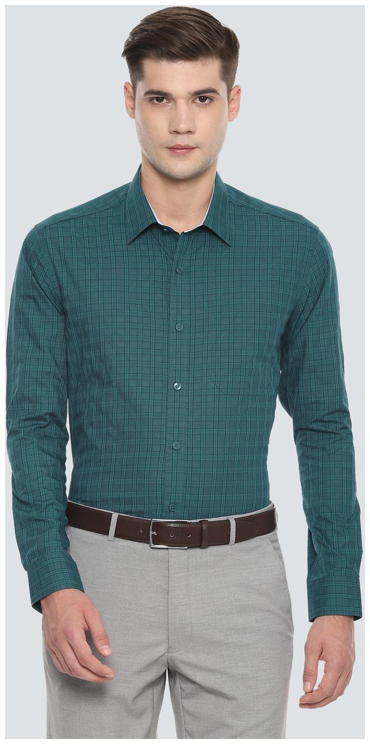 

Louis Philippe Men Slim fit Formal Shirt - Green