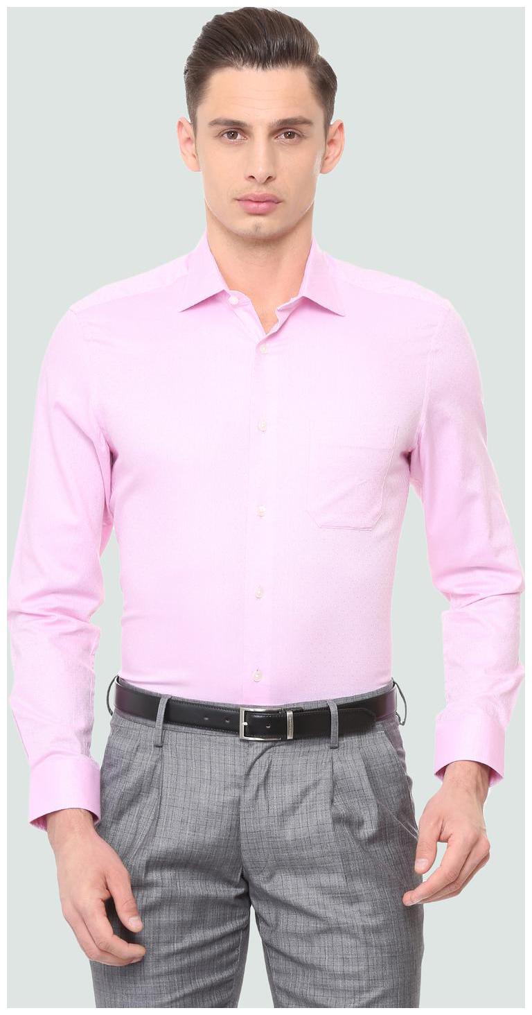 

Louis Philippe Men Regular fit Formal Shirt - Pink