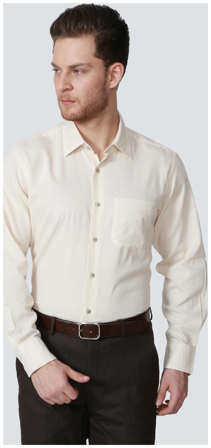 

Louis Philippe Men Slim fit Formal Shirt - Beige