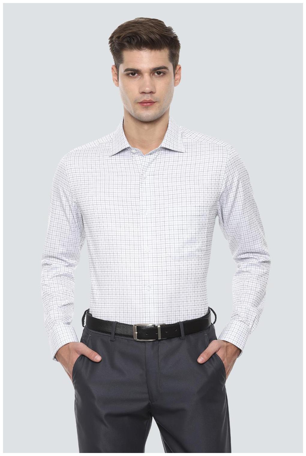 

Louis Philippe Men Regular fit Formal Shirt - White