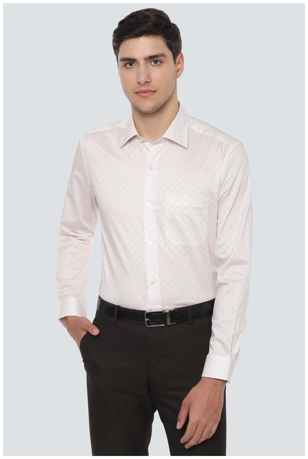 

Louis Philippe Men Regular fit Formal Shirt - White