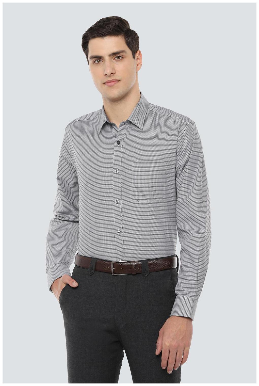 

Louis Philippe Men Slim fit Formal Shirt - Grey