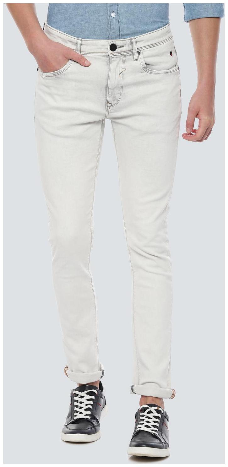 

Louis Philippe Men White Slim Fit Jeans