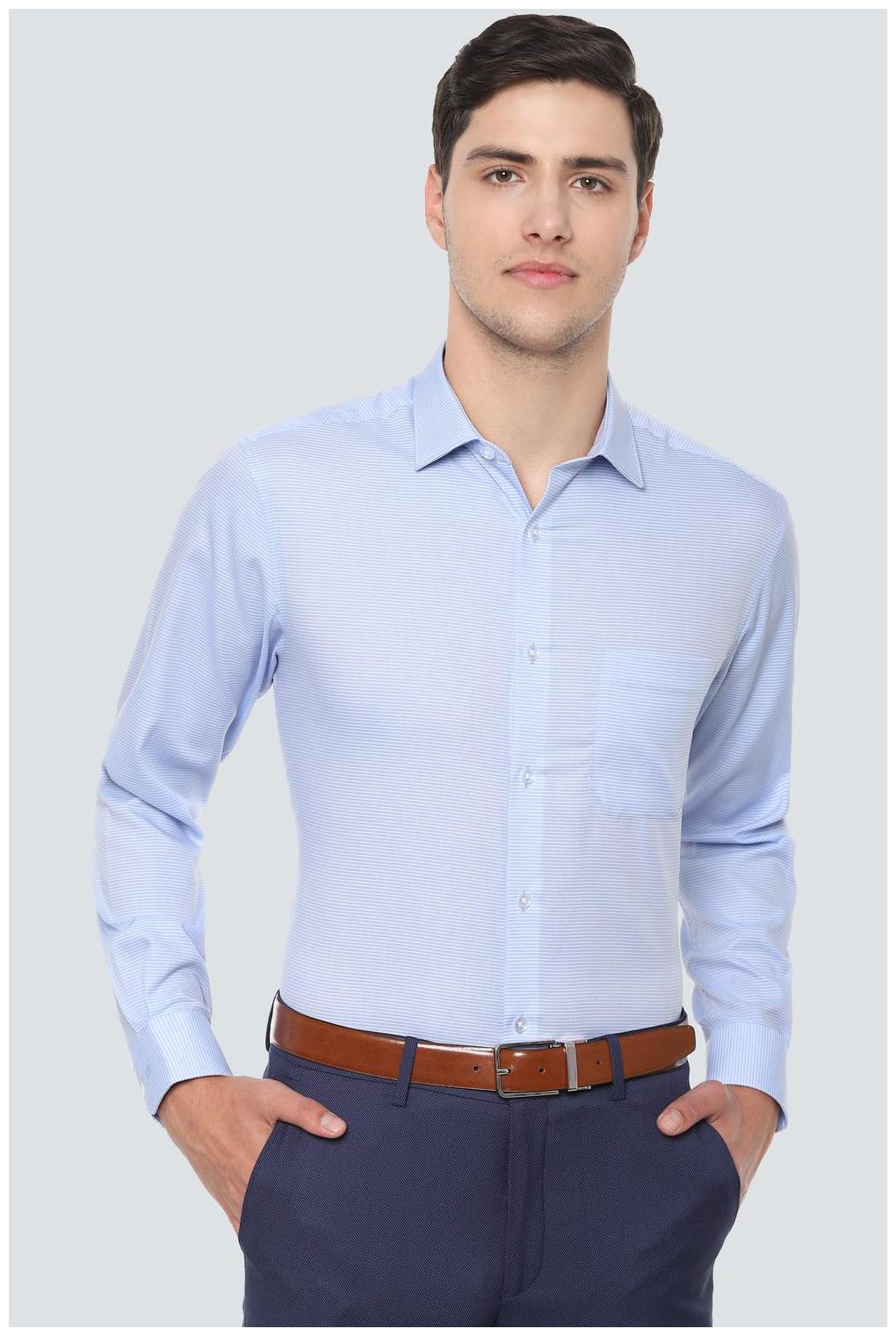 

Louis Philippe Men Slim fit Formal Shirt - Blue