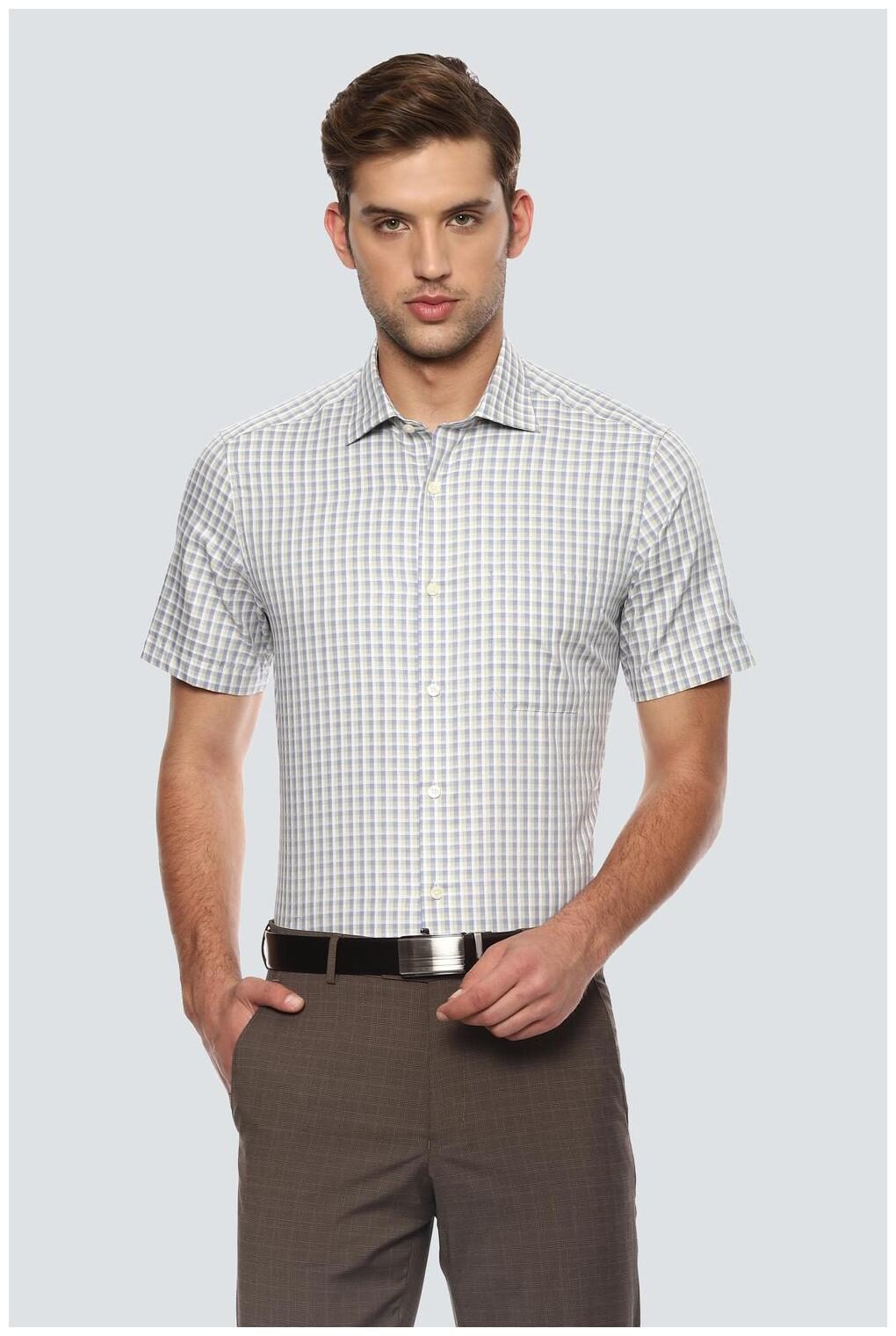 

Louis Philippe Men Regular fit Formal Shirt - Grey